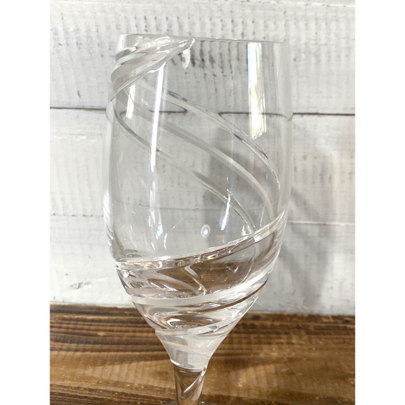 Miller Rogaska Crystal Odyssey Swirl Iced Tea Glass 8.5" Tall Replacement - Picture 4 of 12